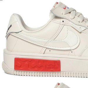Wmns Air Force 1 Fontanka 'Pearl White University Red'